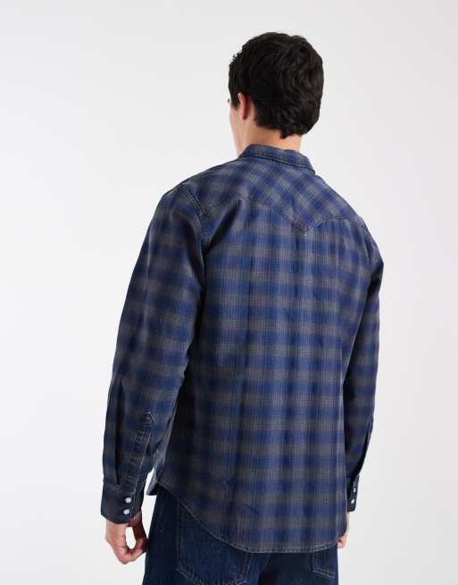 Levi's koszula western w kratę w kolorze niebieskim, 3 z 5