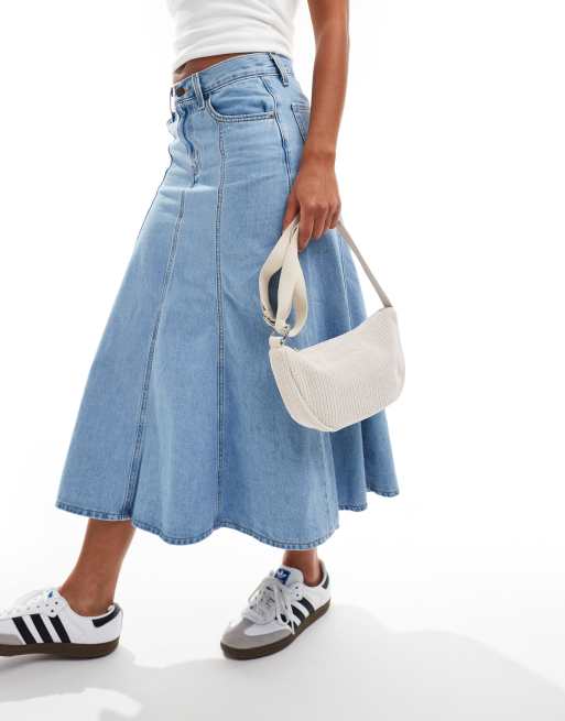 Levi's – Kremowa mała torebka crossbody z logo, 4 z 4