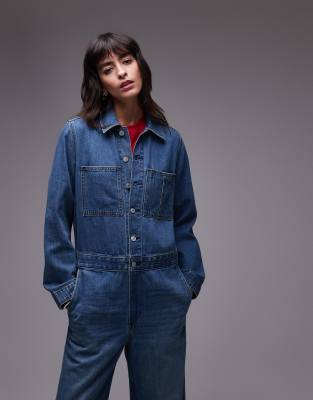 Levi's - Kultiger Jeans-Jumpsuit in Hellblau