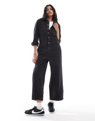 Levi's - Kultiger Jeans-Jumpsuit in Schwarz