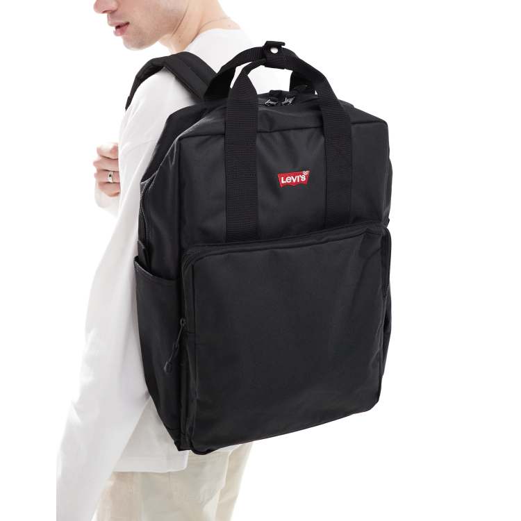 Eastsport Unisex Daily Backpack, Black Gray Two-Tone