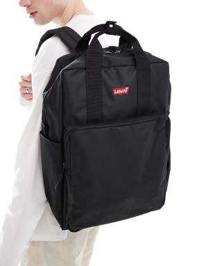 Levis L pack batwing logo large backpack in black