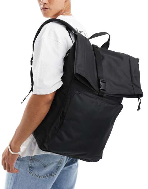 Levi's – L Pack – Czarny plecak ze zwijaną górą - view 1