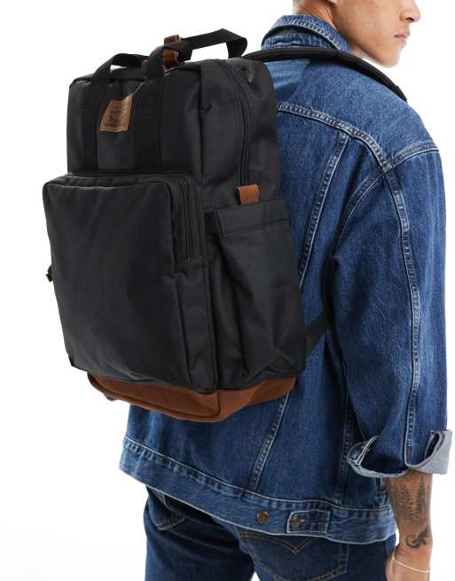 Levi's – L Pack Elevation – Svart, stor ryggsäck, 3 av 4