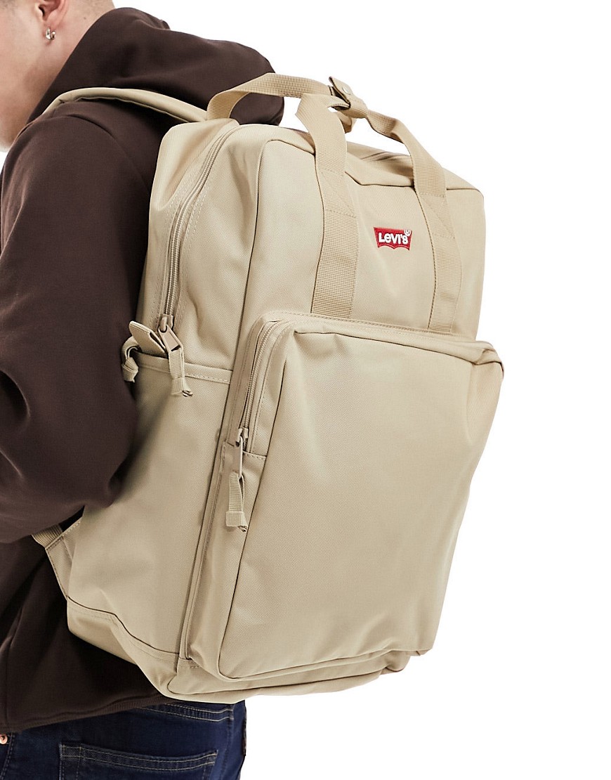Levi’s L-Pack large backpack in tan-Brown