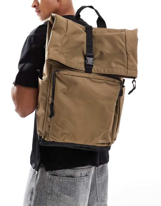 Levi's – L Pack – Plecak ze zwijaną górą w zielonym kolorze khaki