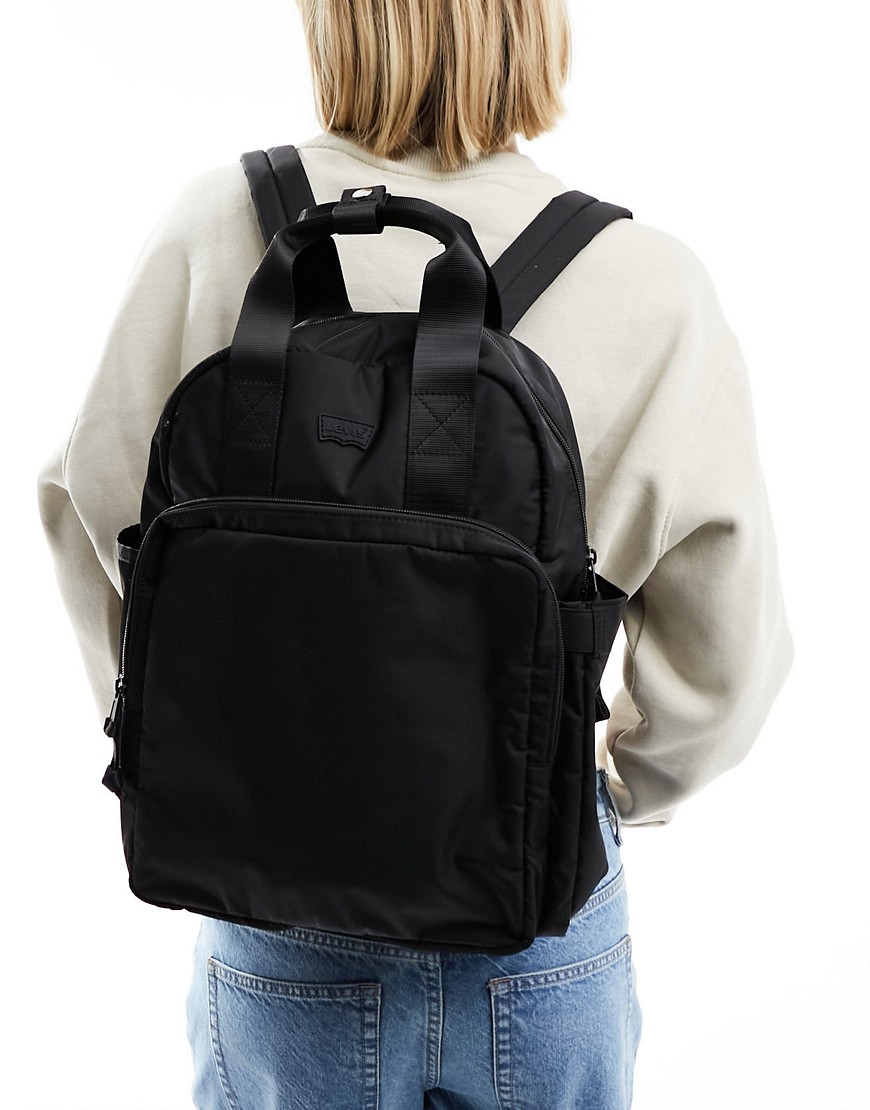 Levi’s L pack round backpack with logo in black