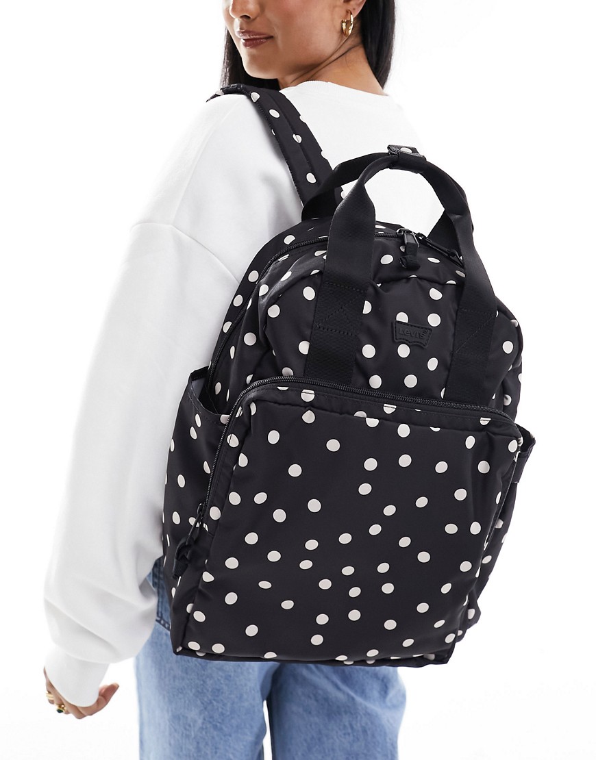 Levi's L-pack round backpack with logo in black