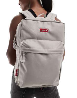 Levi's - L Pack - Rucksack in Hellgrau mit regulärer Größe und Logo