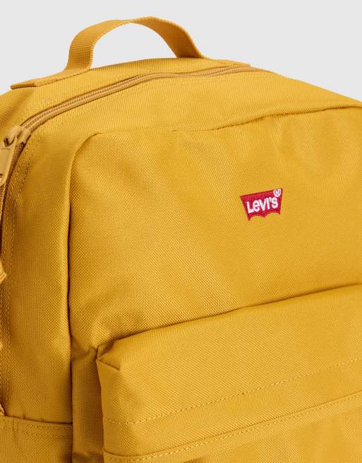 Levi's L-pack standard backpack in yellow, 3 of 4