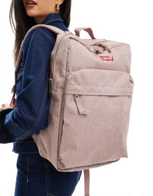Levi's Levi's L-pack standard backpack with logo in pink