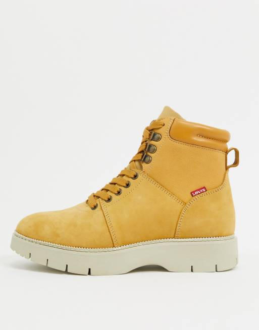 Levis yellow outlet boots