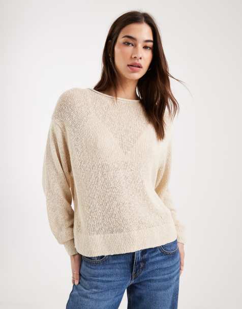 Levi's – Laetitia – Bouclé-Pullover in Cremeweiß - view 1