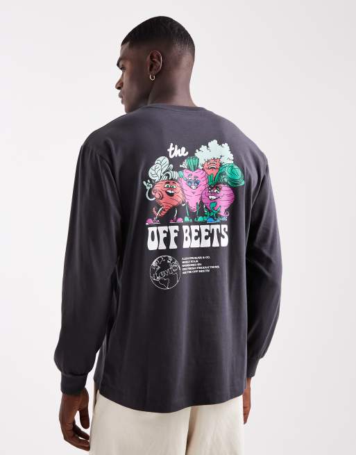 Levi's – Langärmliges T-Shirt in Schwarz mit „Off Beets“-Rückenprint und klassischer Passform, 3 von 5