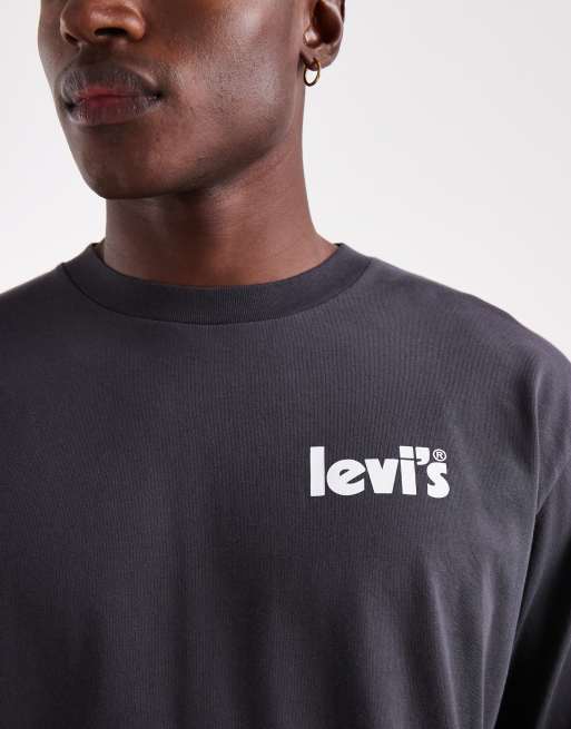 Levi's – Langärmliges T-Shirt in Schwarz mit „Off Beets“-Rückenprint und klassischer Passform, 5 von 5
