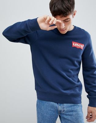 levi's sweatshirt blue