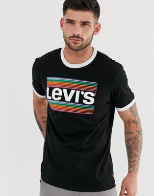 levis shirt rainbow