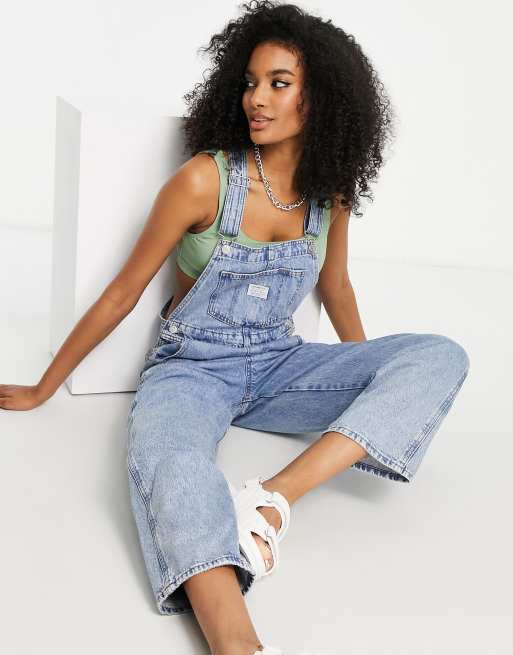 Levi s Latzhose in heller Vintage Waschung ASOS