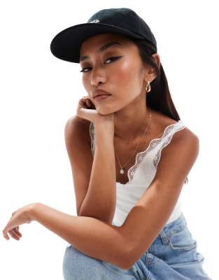 Shop Levi's Lazy Girl Cap With Small Logo In Black