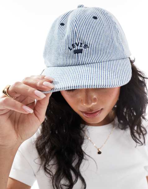 Levi's – Lazy Girl – Kappe in hellem Jeansblau mit kleinem Logo - view 1