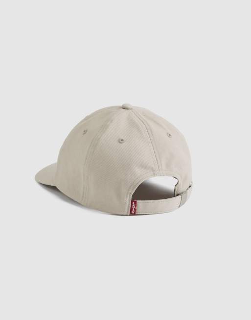Levi's Lazy girl logo cap in off white, 2 of 4