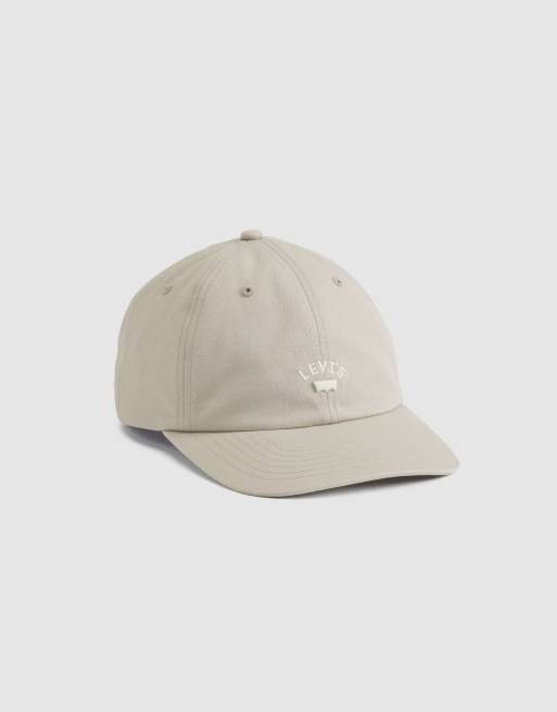 Levi's Lazy girl logo cap in off white, 3 of 4