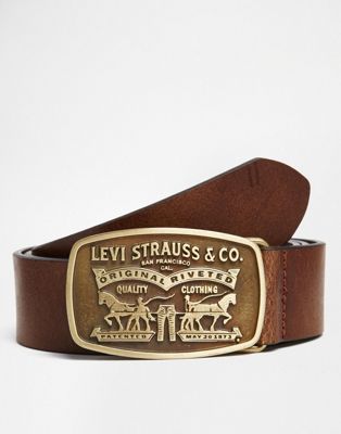 levi strauss leather belts