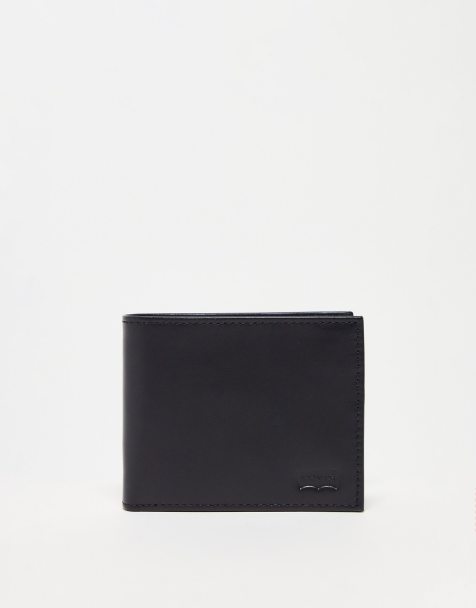 Levi's leather bifold wallet with square logo - view 1