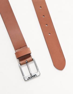 Levi's Leather Logo Buckle Belt