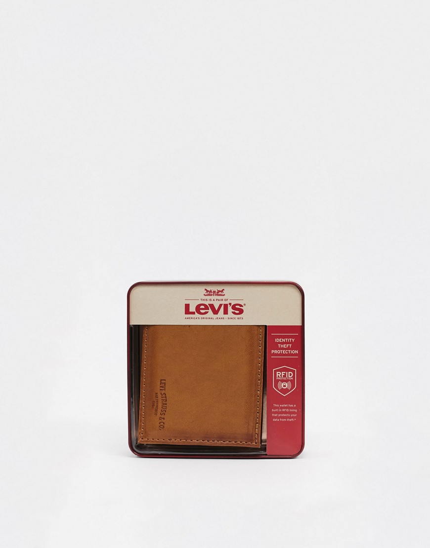 Levi's Leather Wallet In Brown