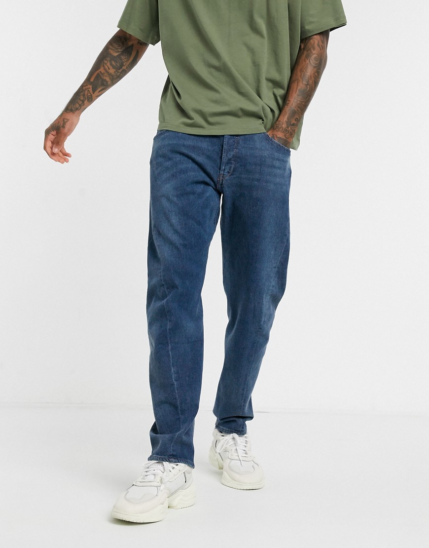 Levi's LEJ - 03 - Ruimvallende jeans met smaltoelopende pijpen-Blauw