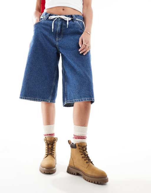Levi's - Lennox - Gyldenbrune snørestøvler med rødt logomærke, 4 af 4