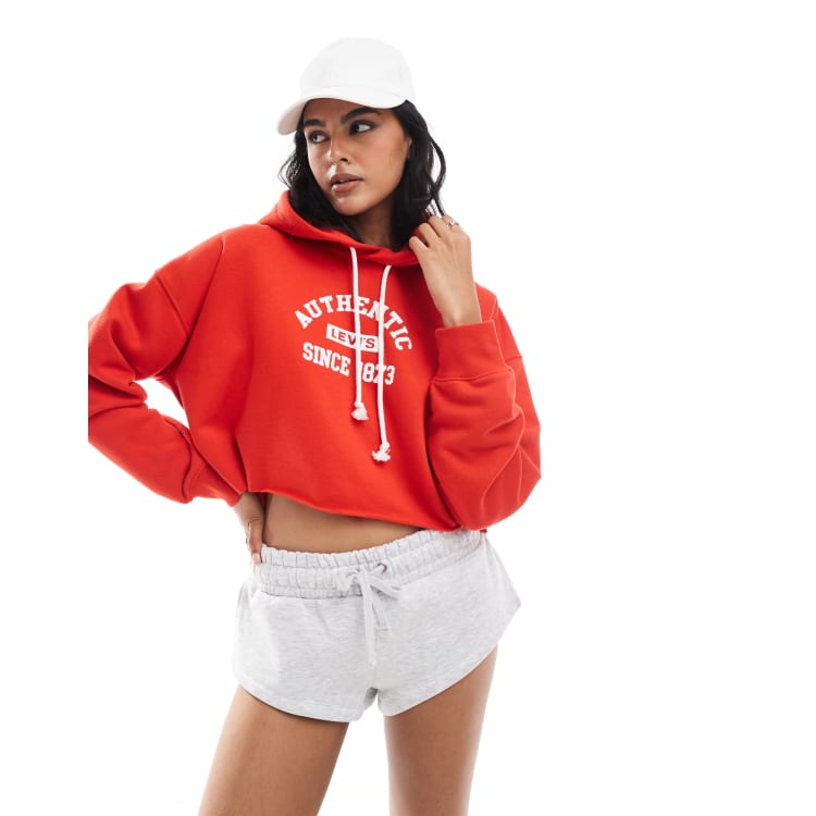 トップス herlipto Loved one Hoodie Red シーズンムードを詰め込んだLoved oneコレクションから、ハートロゴ
