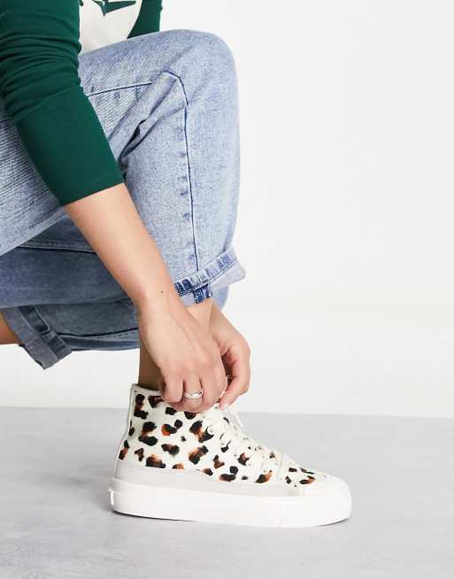 Levi's – Leopardmönstrade high tops 