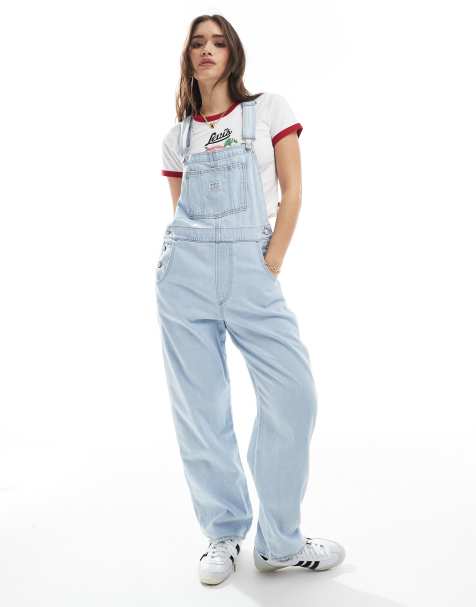 Levi's - Lette overalls med vintage-design i lys vask - view 1