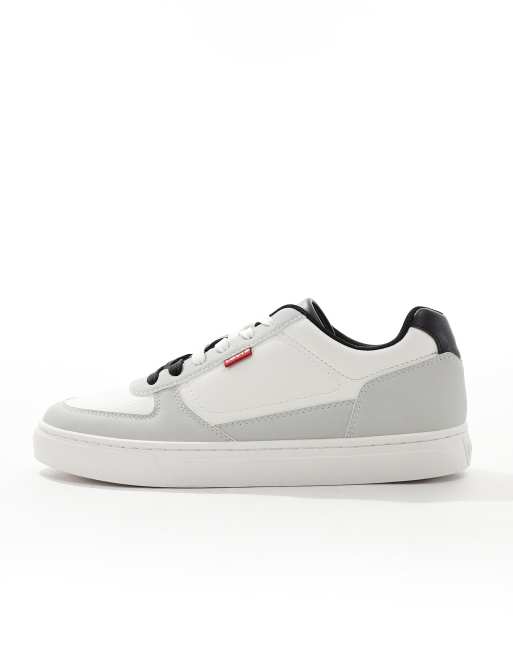 Levi's - Liam - Sneakers met rood logo in wit en marineblauw, 2 van 5