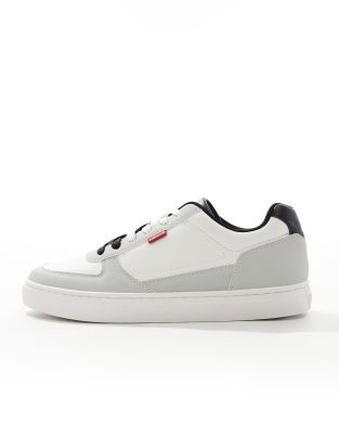 Levi's Liam Sneakers With Red Tab Logo In White
