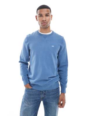 Levi's Lightweight Batwing Logo Knit Sweater In Blue