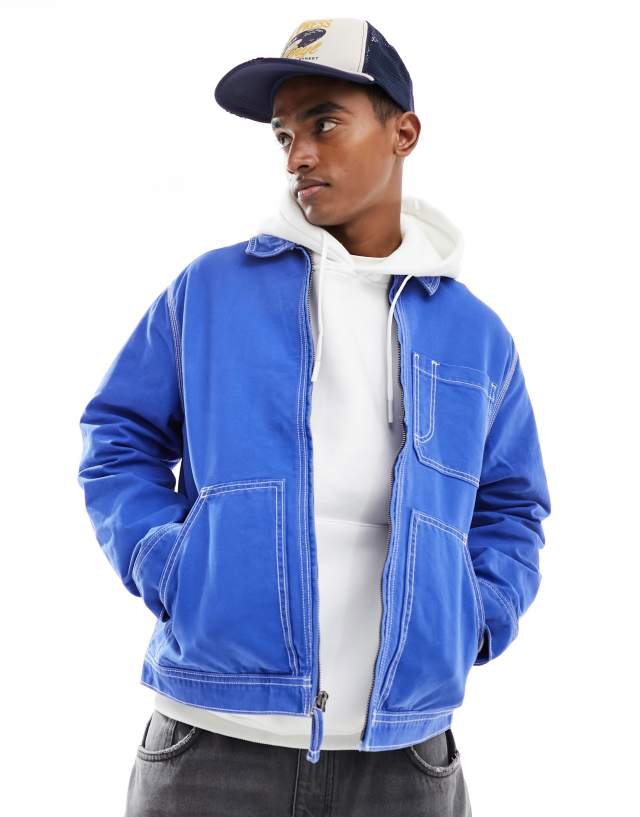 Levi's - lightweight jacket in blue with pockets