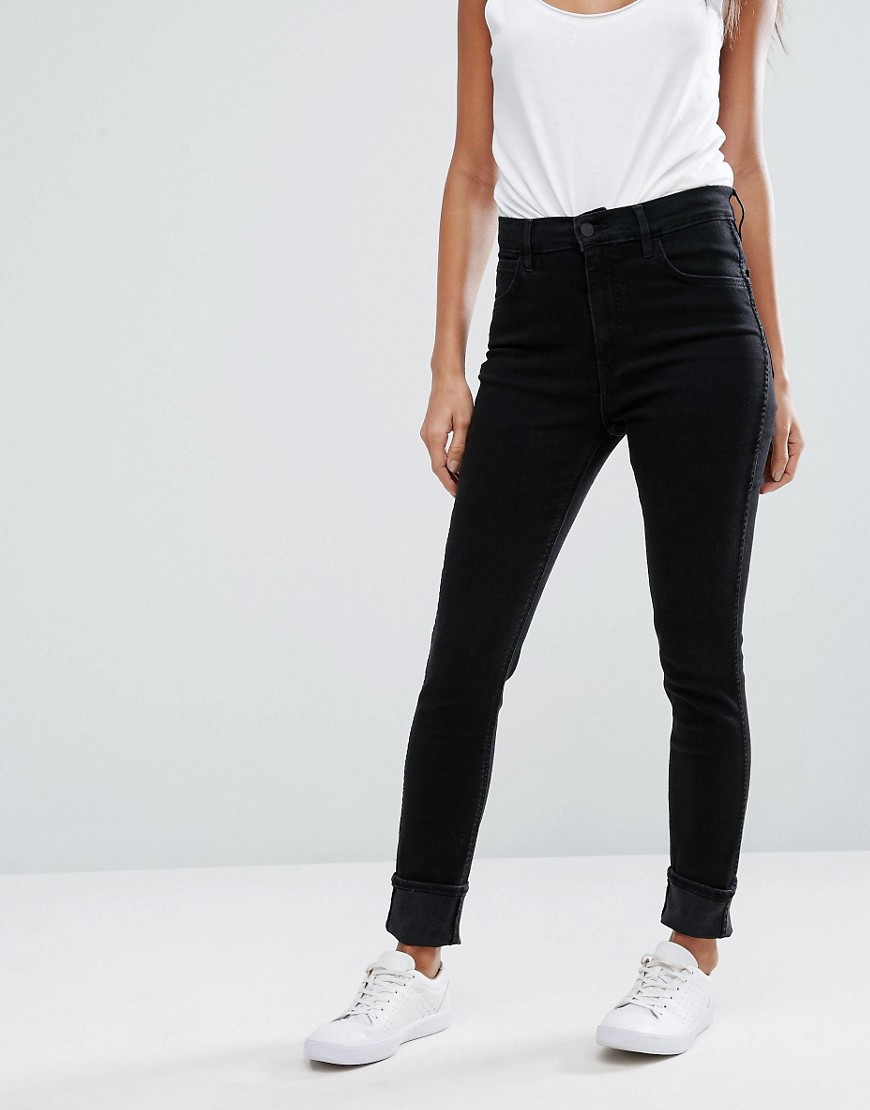 Levi's Line 8 High Rise Skinny Jeans-Black