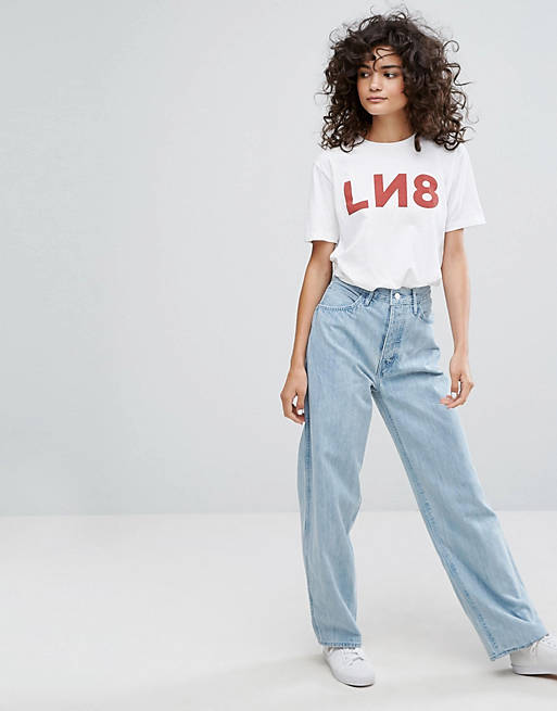 Shed And so on Manage Levi's Line 8 LN8 Logo T Shirt | ASOS