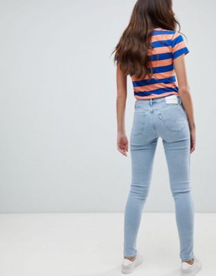 line 8 mid skinny jeans