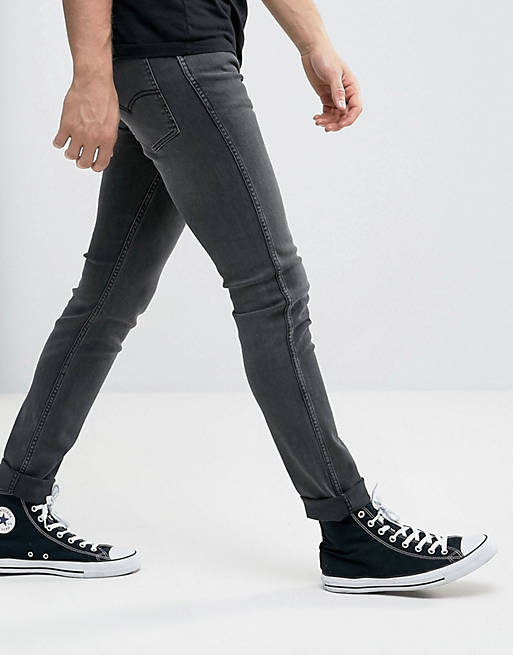 maniac hoofdstad web Levi's Line 8 skinny jeans commission grey wash | ASOS