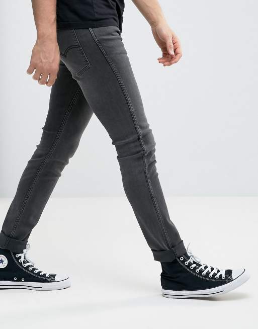 Levi's Line 8 skinny jeans commission grey wash | ASOS