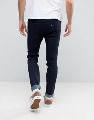 levi's mens line 8 skinny jeans indigo