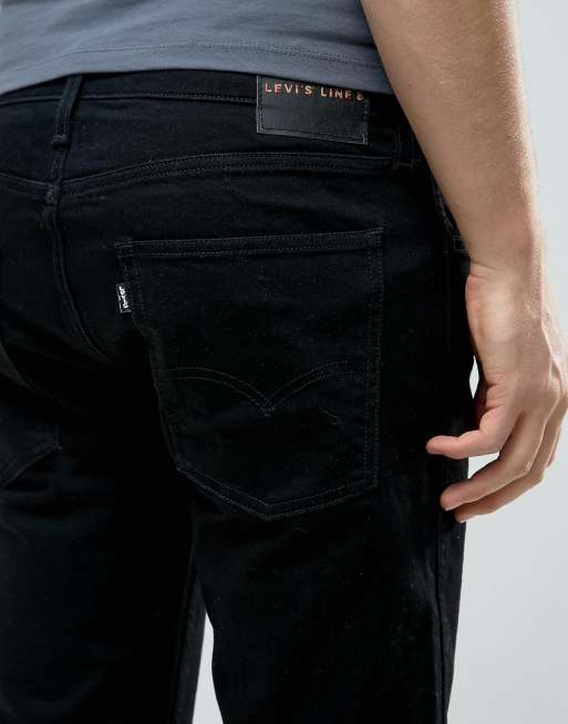 Levis line 8 black hot sale jeans