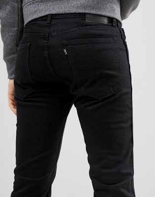 Roos Verkleuren steenkool Levi's Line 8 - Smalle jeans in zwart | ASOS