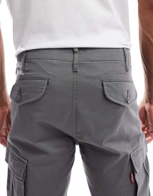 Levi's lo ball cargo trousers in grey, 5 of 5