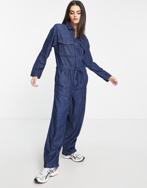 Levi's – Locker geschnittener Jumpsuit mit dunkler Waschung