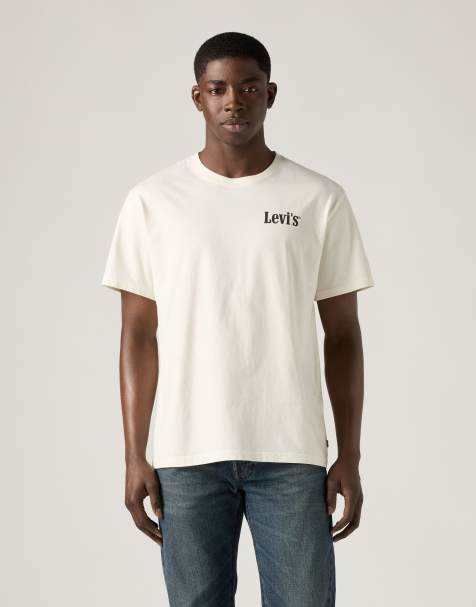 Levi's – Locker geschnittenes T-Shirt aus Baumwolle in Weiß - view 1